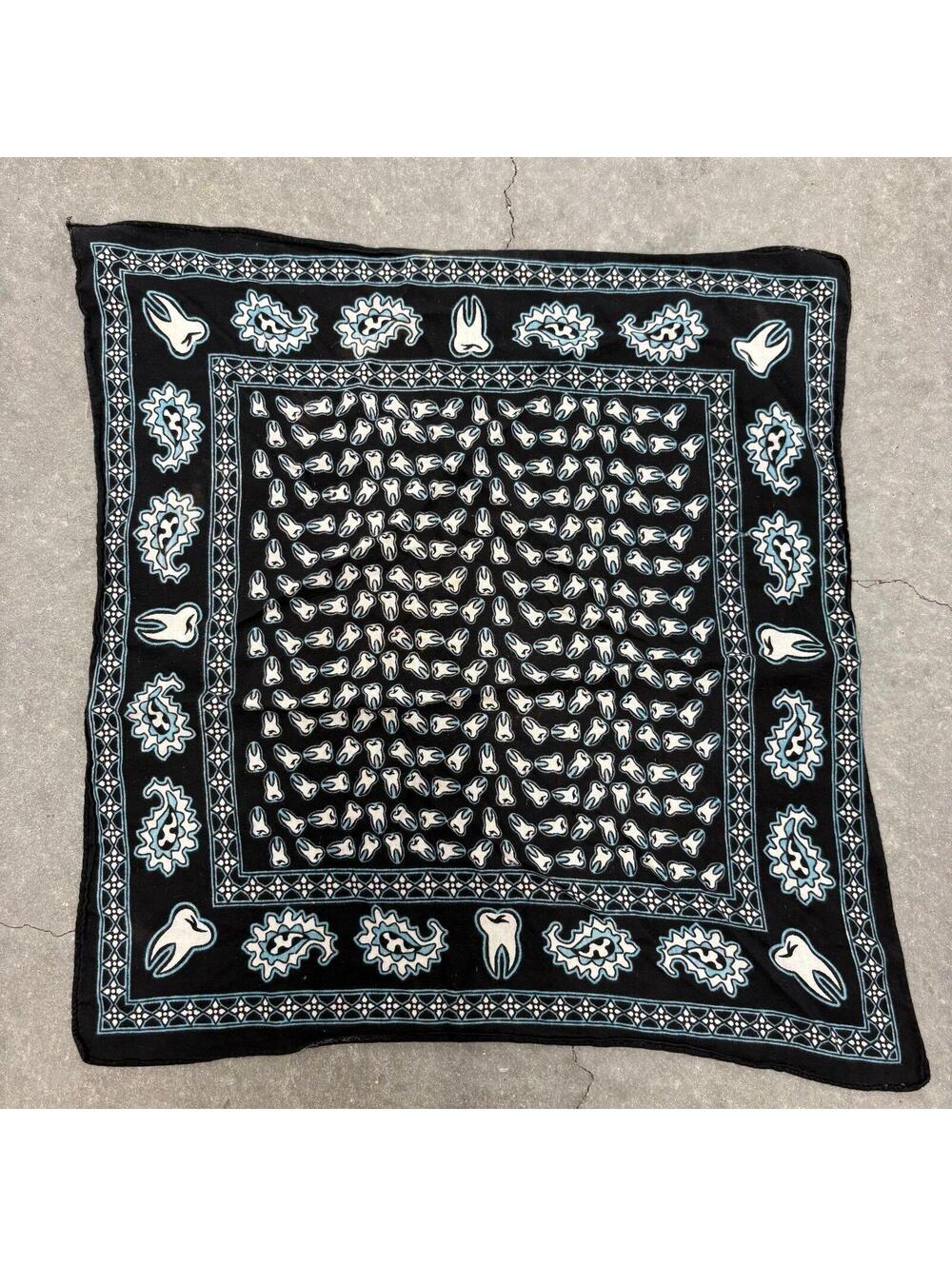 Teeth Paisley Bandana